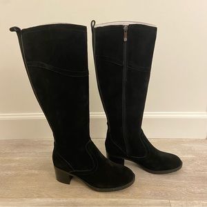 Leather Boots - Grazes Leather Size 6 Wide Womens